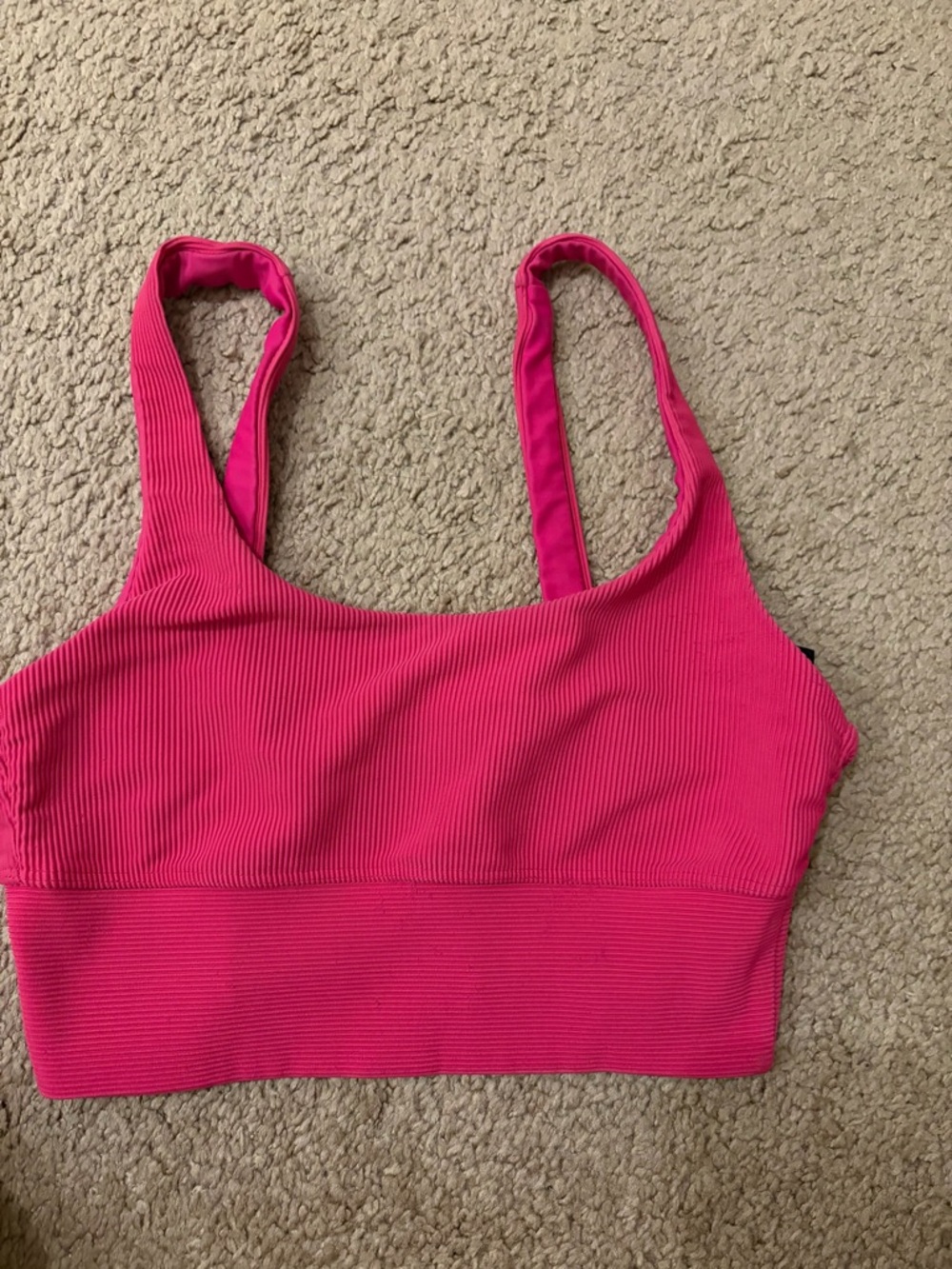 BEACH RIOT  Pink Ribbed Sports Brand